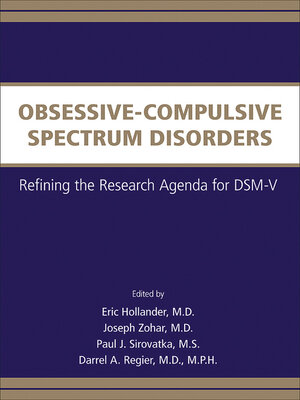 cover image of Obsessive-Compulsive Spectrum Disorders